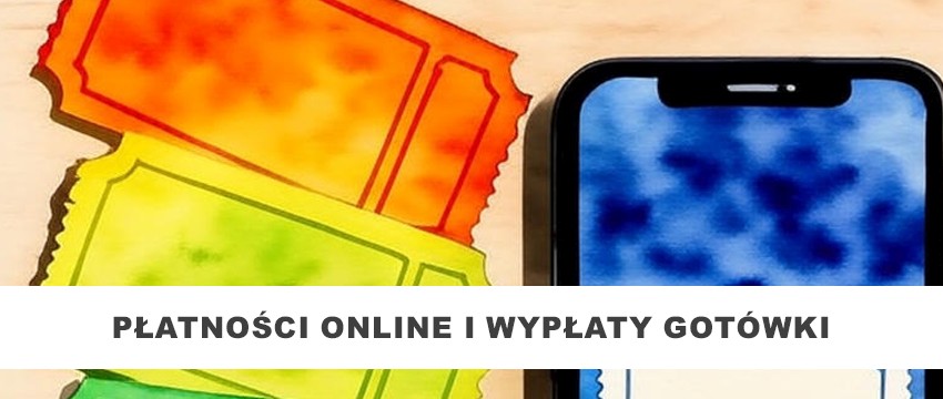 Płaska rozkładanka kolorowych papierowych kuponów i ekran smartfona, na którym wyświetlany jest cyfrowy interfejs elektronicznego vouchera.