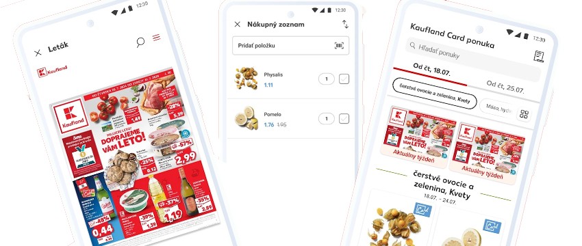 mobilná karta v aplikácii