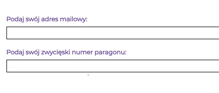 Podaj swój adres mailowy