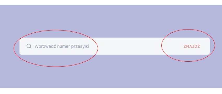 formularz śledzenia przesyłek na stronie novapost.com