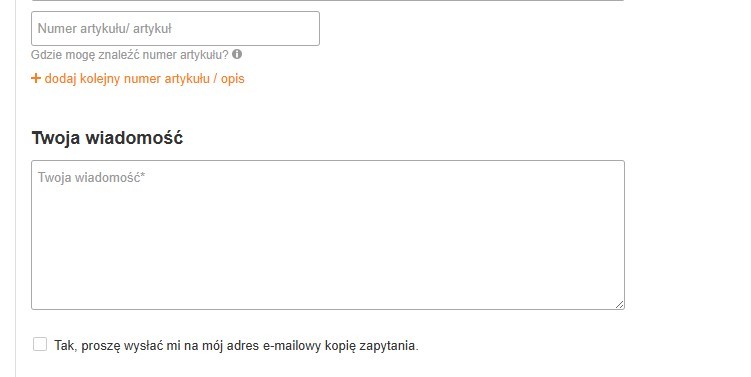 Formularz skarg